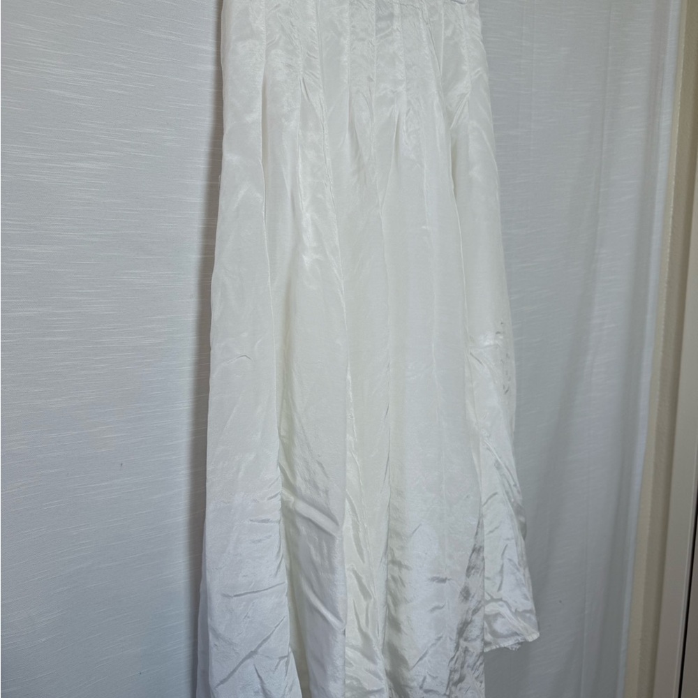 Vintage Newport News Cream A-Line Skirt - Picture 5 of 6